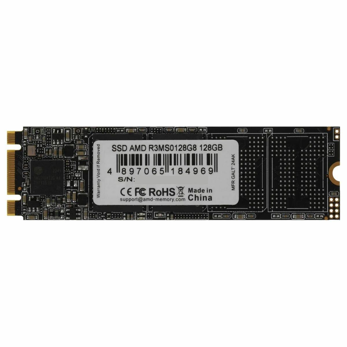 Твердотельный накопитель SSD AMD Radeon M2.2280 128GB R3 Series