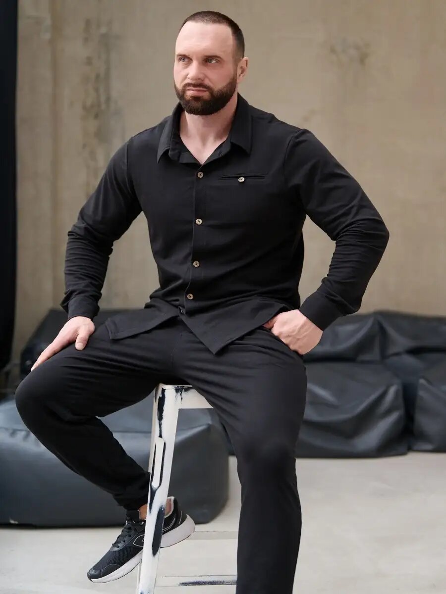 Костюм спортивный GAL and YOU, размер 2XL, чёрный — фото 1