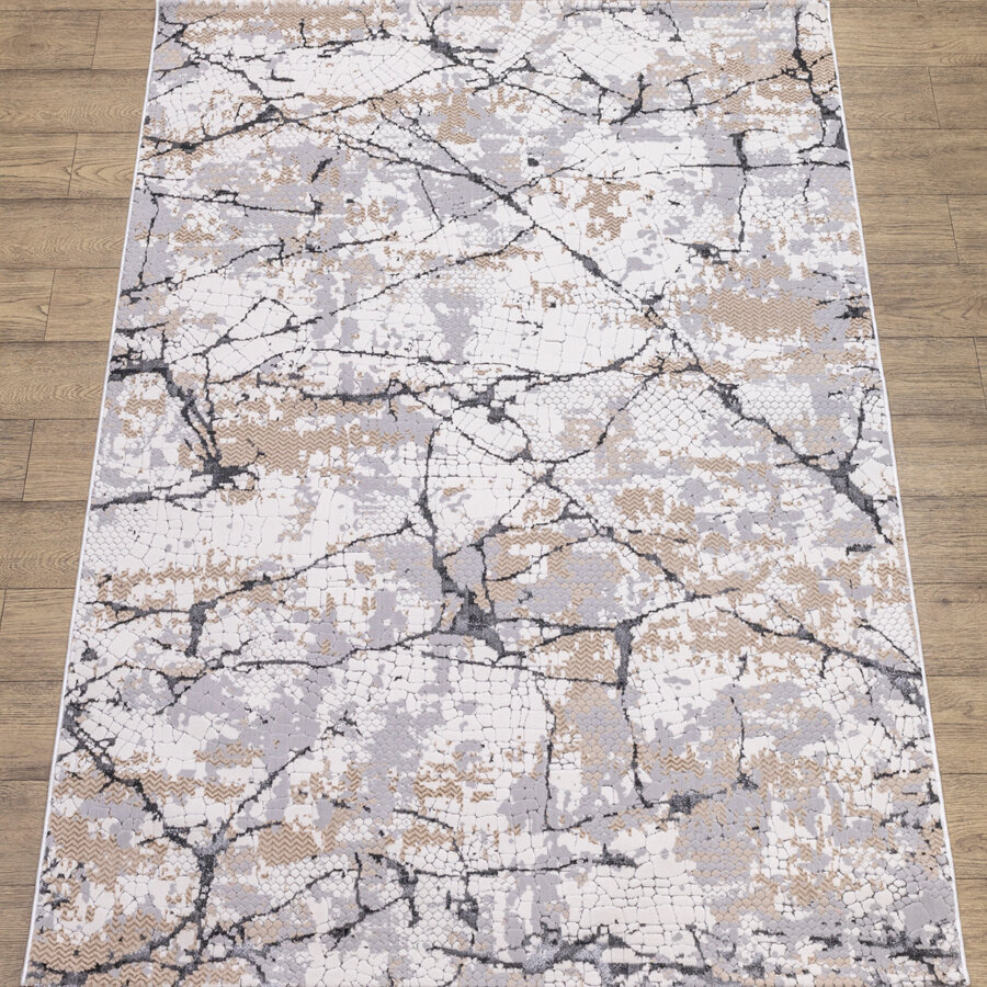 Ковер Турецкий Parma дизайн NW01B цвет LIGHT GRAY 0.8x1.5м