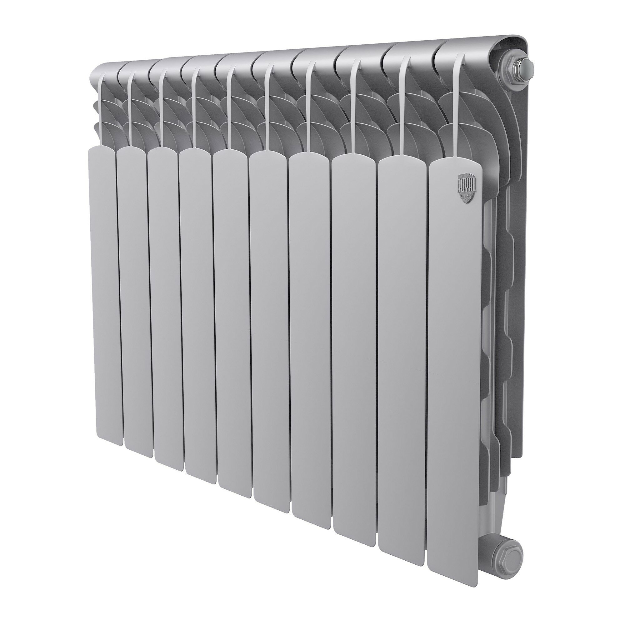 Радиатор Royal Thermo Revolution Bimetall 500 2.0/Silver Satin 10 секц.