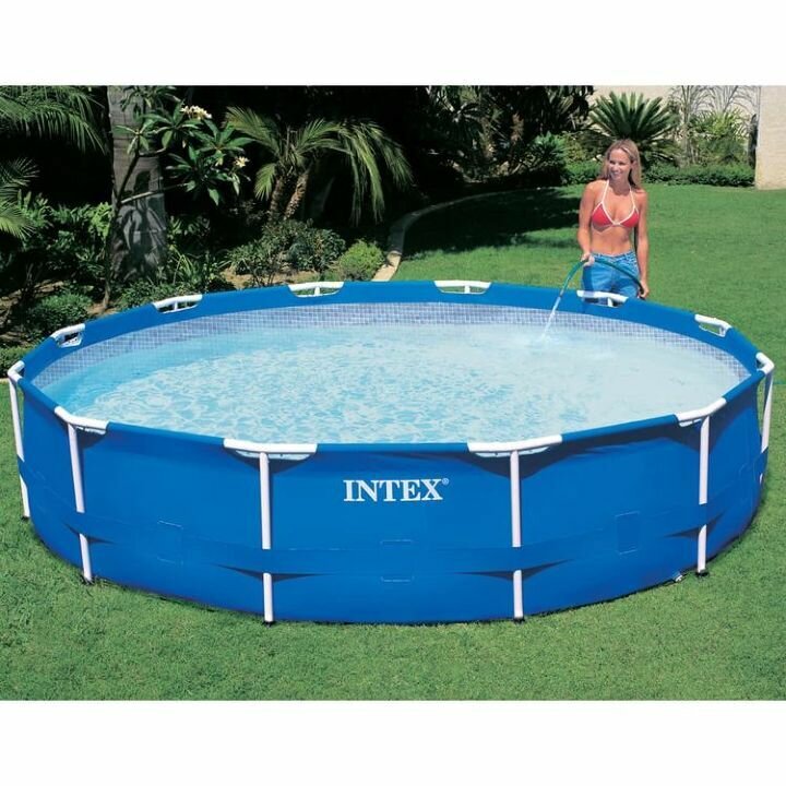 Бассейн каркасный круглый Intex 305х76см / Metal Frame 28200NP — фото 1