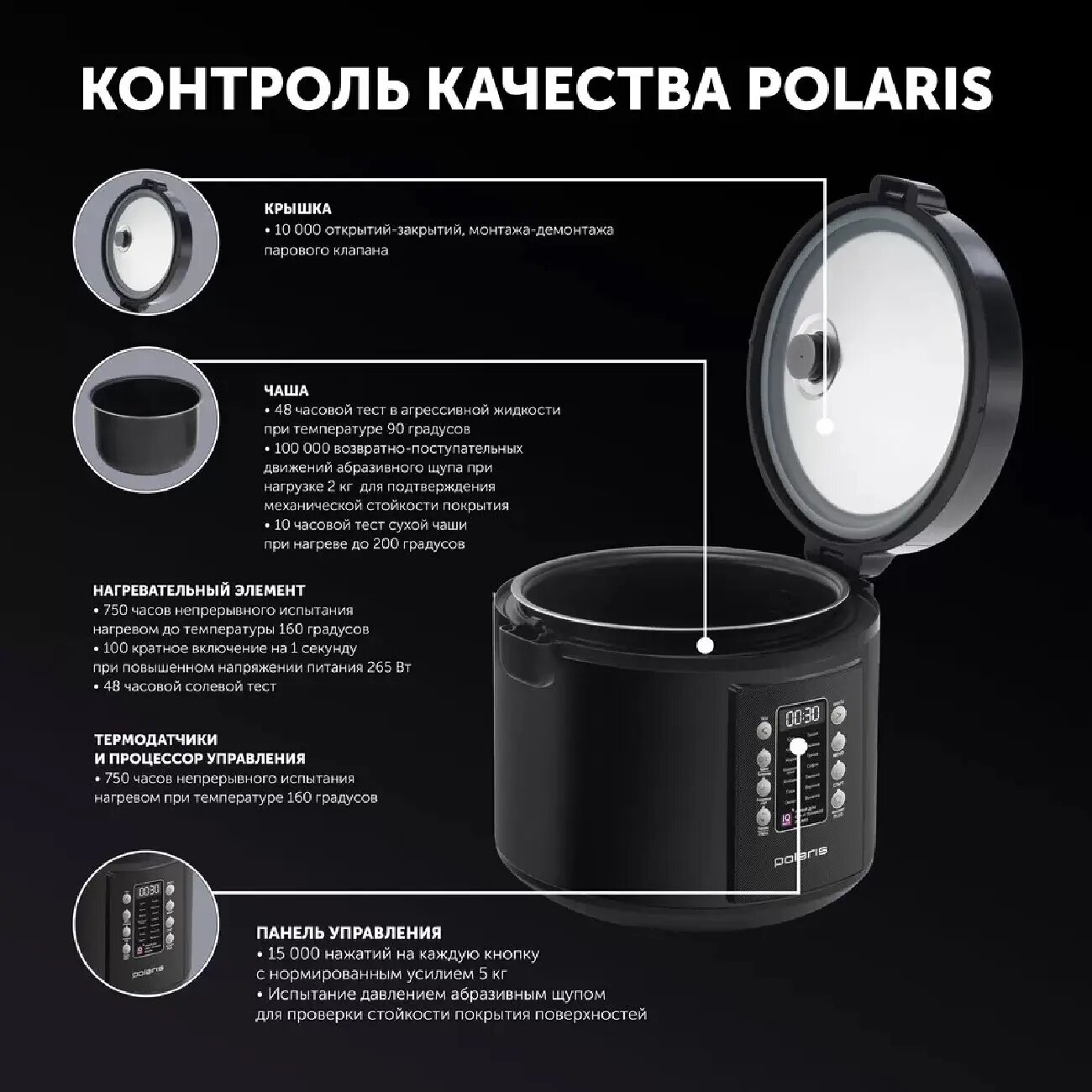 Мультиварка Polaris PMC 0521 IQ Home — фото 1
