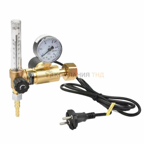 Регулятор KRASS У 30АР 40П Р 220V с ротаметром и встроенным подогревателем 220V - 15- МПа вх G34 вых М16х15 30 лмин 3587₽