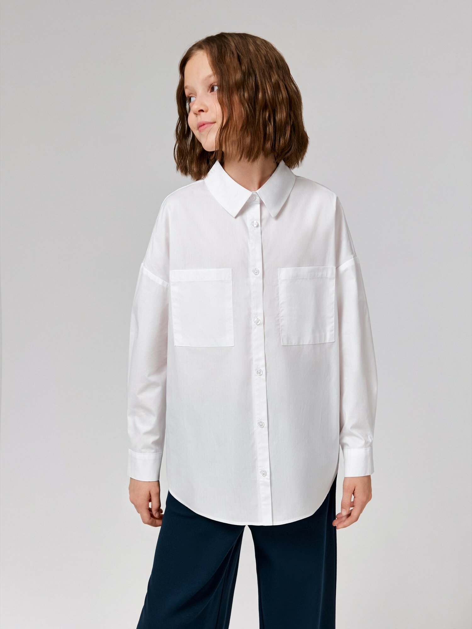 Школьная блуза Acoola размер 146 молочный