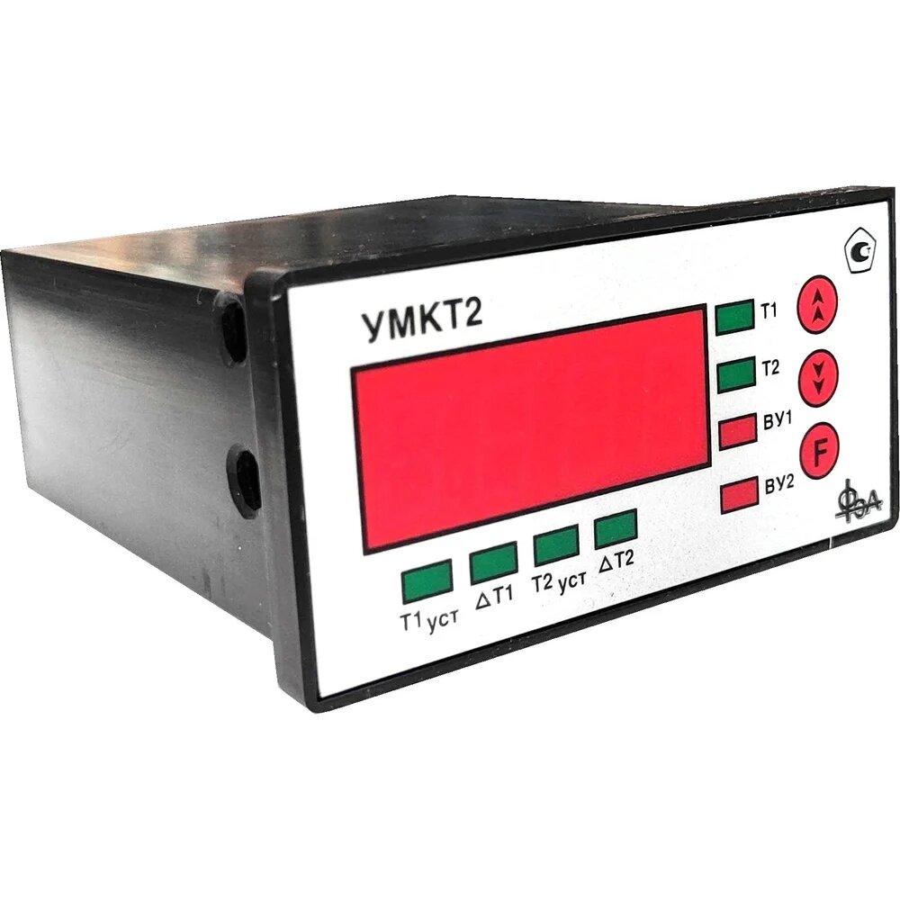 ООО ФЭА Измеритель регулятор температуры двухканальный в щитовом корпусе корпусе УМКТ2 Щ2 Р