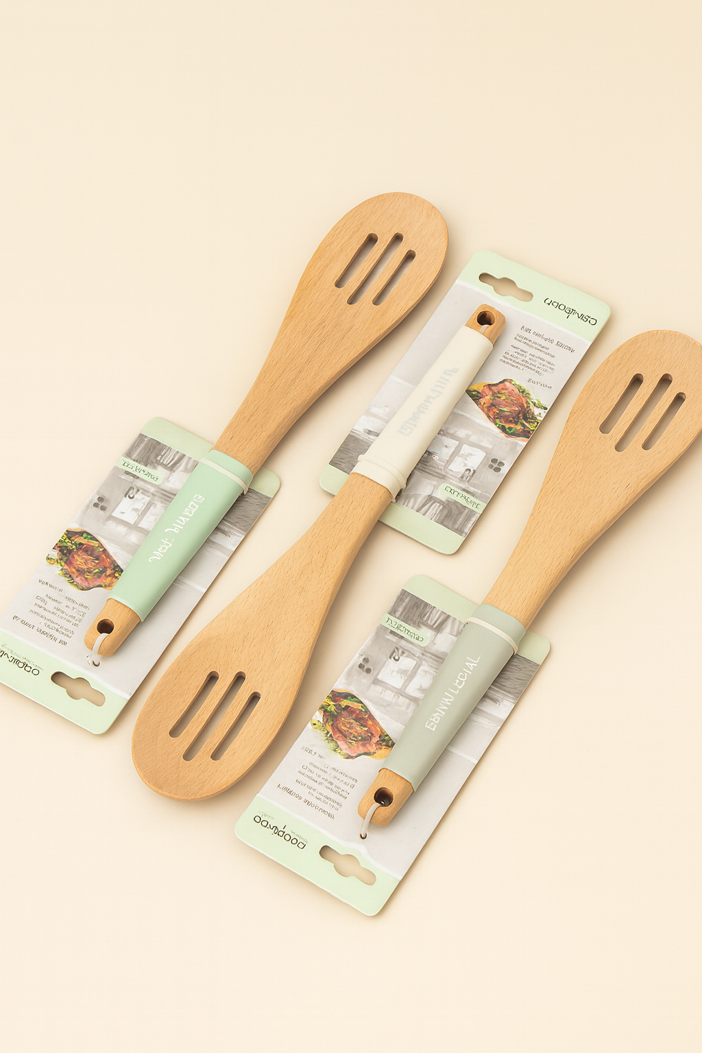 Бамбуковые кулинарные лопатки и ложки