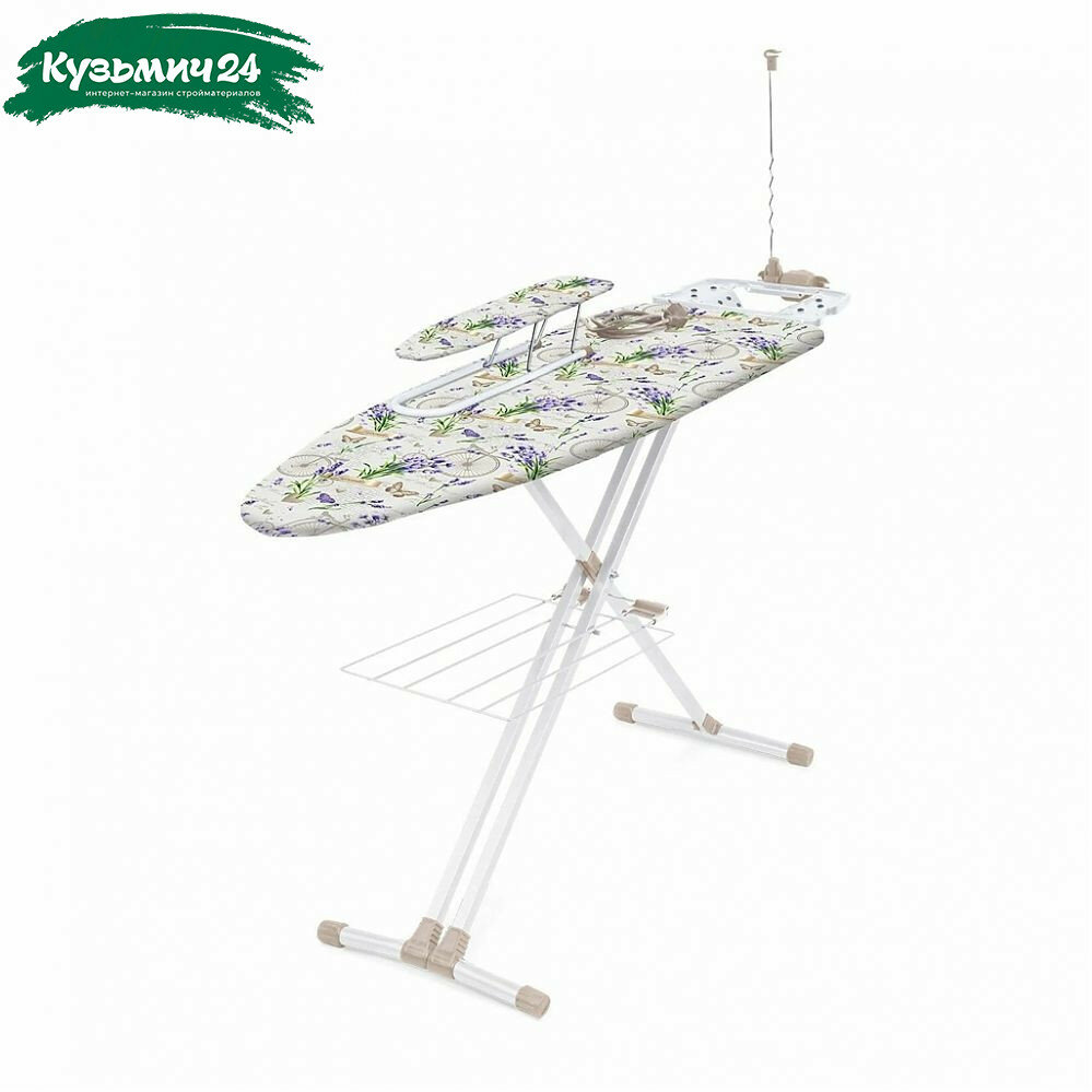 Доска гладильная Nika 9 Лаванда металл хлопковый чехол 40х122 см