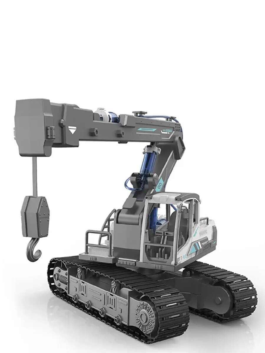 Конструктор BabyTEC научный гидравлический подъемный кран, 134 детали — фото 1