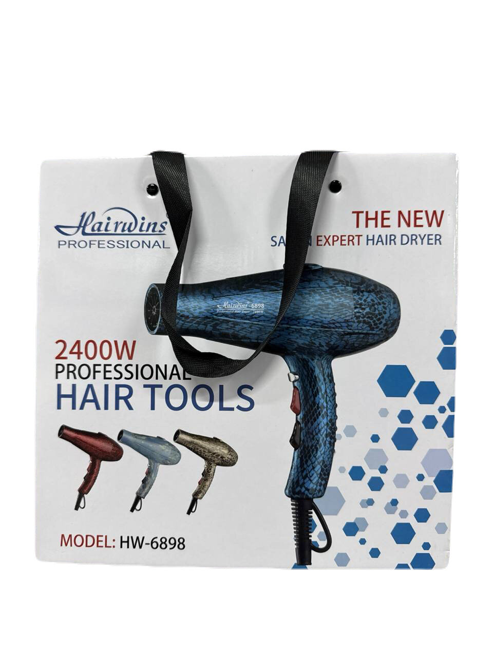 Фен Hairwins VGR HW-6898, профессиональный, мощность 2400W, ионизация, с насадками