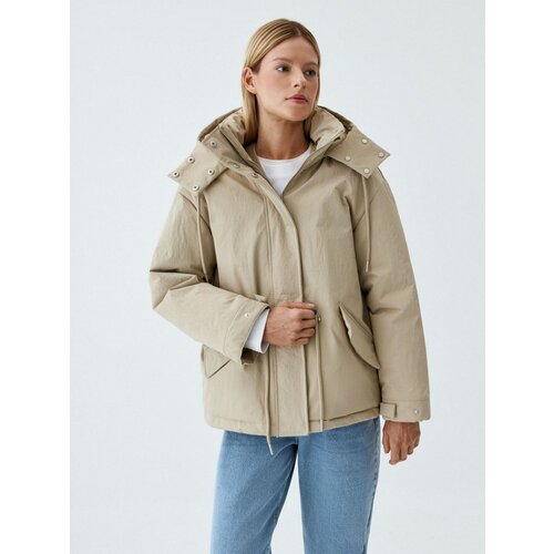 Куртка Sela, размер M INT, бежевый куртка sela размер m int серый
