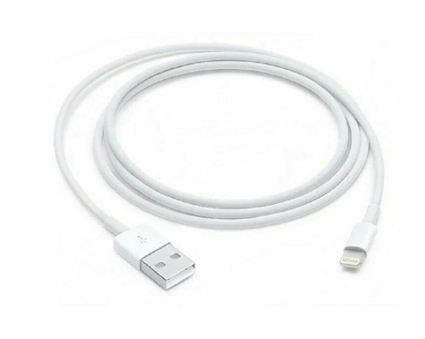 Кабель для Apple iPhone USB Lightning, 1 м белый