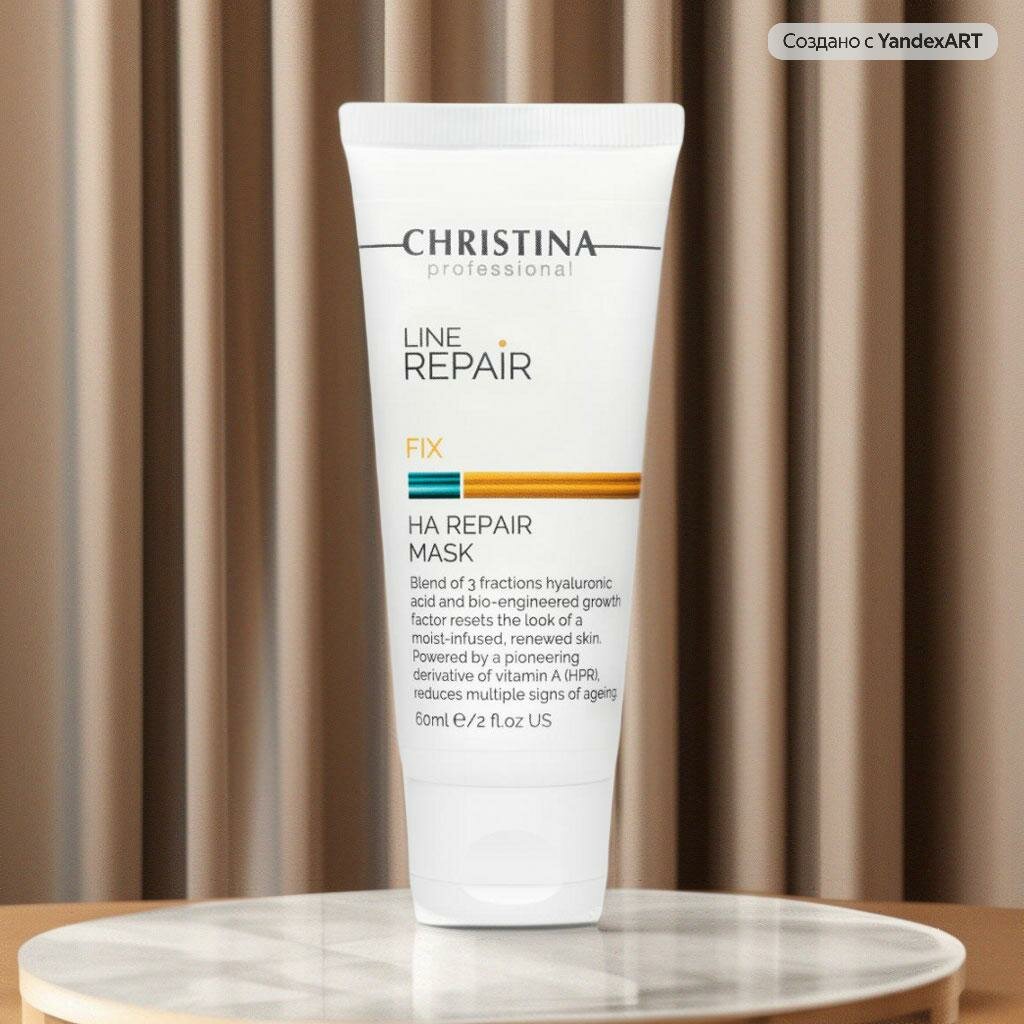 Christina Обновляющая маска с ретинолом, 60 мл - Line Repair Fix HA Repair Mask