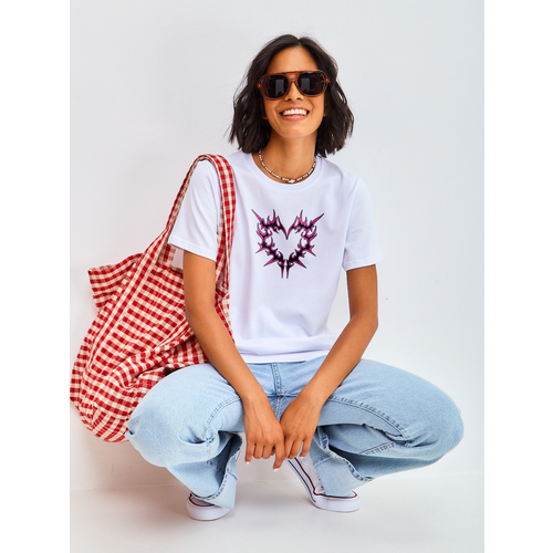 Футболка IVUSHKAprint, размер 52, белый