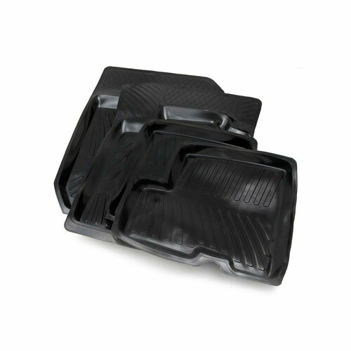 Коврики салона для Renault Logan, Рено Логан комплект 4 шт. арт 06946