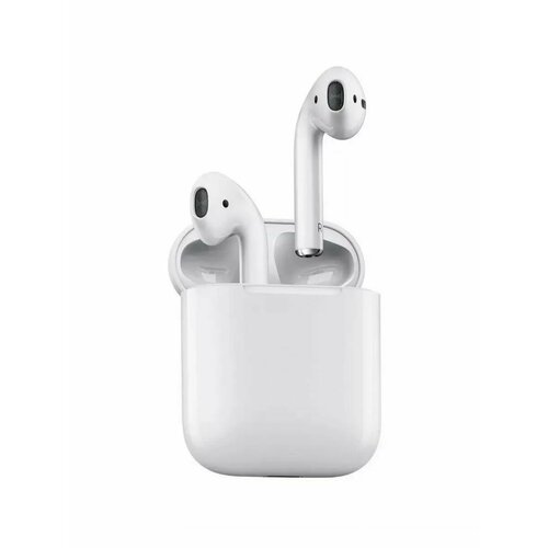 Беспроводные блютуз наушники Air 2 Pods с микрофоном для телефона игровая bluetooth гарнитура для компьютера айфона и пк белые 109900₽