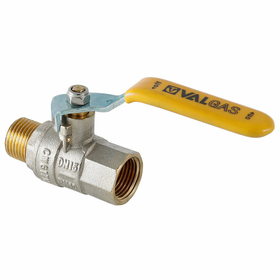 Кран шаровый для газа VALGAS 1/2"ВН ручка VT.272. N.04