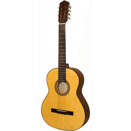 HORA / Румыния 7-string guitar Hora N1010-7 - 7-string guitar with nylon strings, spruce top and solid maple body