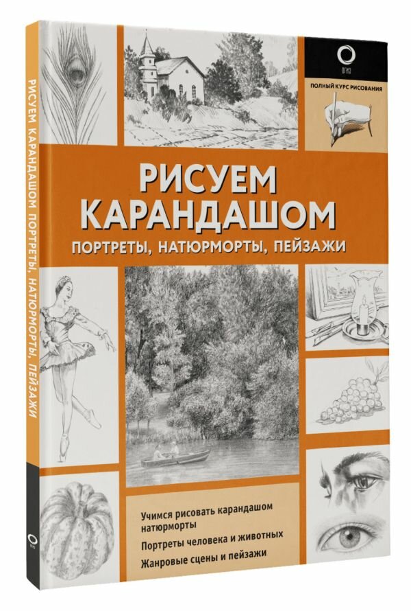 Рисуем карандашом портреты, натюрморты, пейзажи .