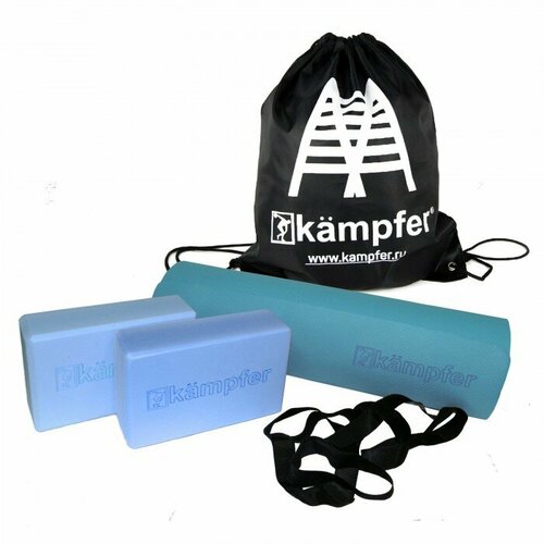 Комбо-набор для йоги Combo ГолубойЧерный 3276₽