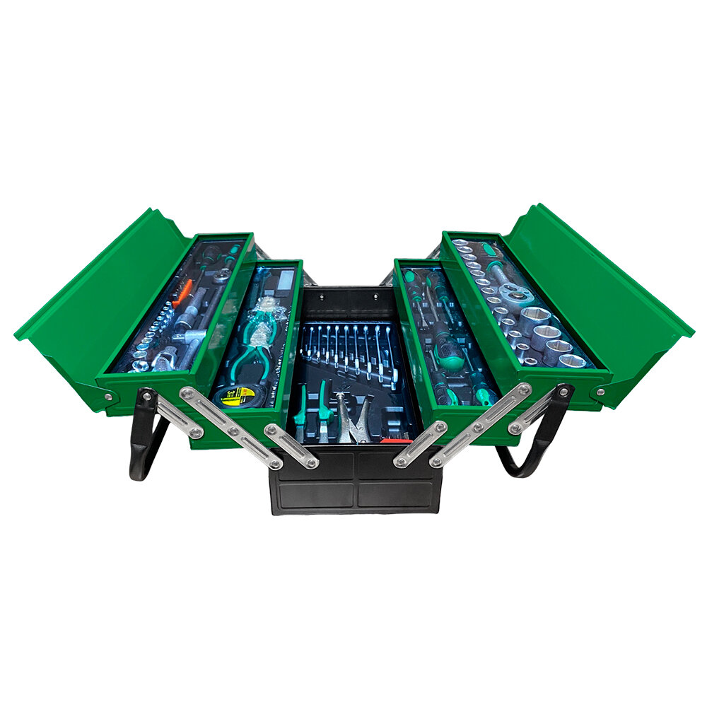 фото Набор инструментов Edon MTB-85PLVA ½ дюйма и ¼ дюйма (85 предметов)