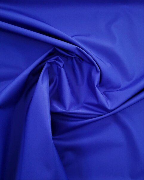 Курточная ткань для шитья Дюспо Dewspo 240 PU Milky, плотность 85 г/м², отрез 1 м х 1,5 м, синяя