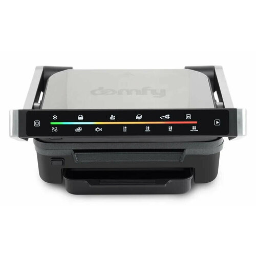Электрогриль DOMFY Metal DSM-EG703 серебристыйчерный 654500₽