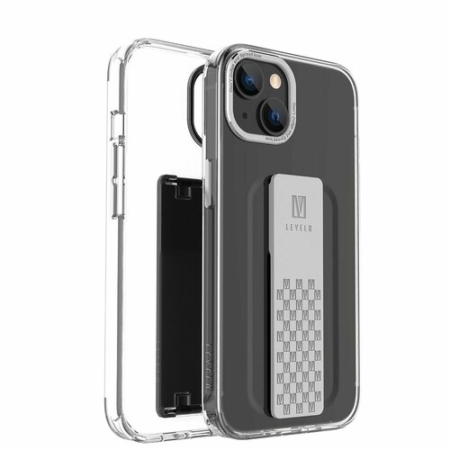 Чехол для iPhone 14 Max 6.7 Levelo Graphia IMD Clear Case With Extra Grip