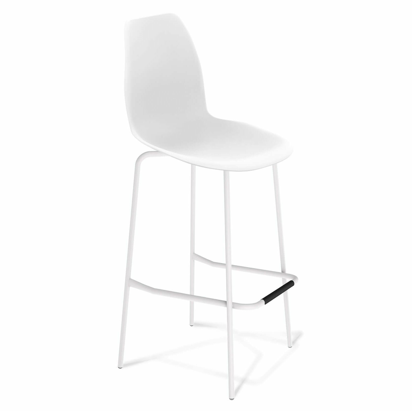 Барный стул Стул барный со спинкой пластик/металл