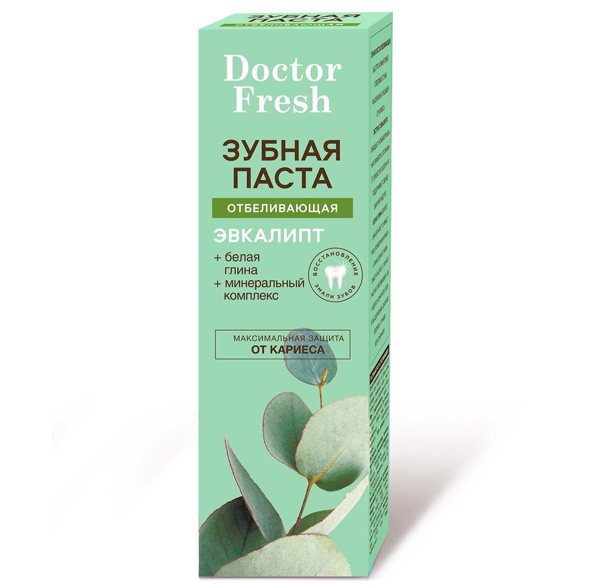 Зубная паста Doctor Fresh Отбеливающая Эвкалипт, 75 мл - фото №8