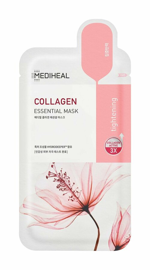 Антивозврастная тканевая маска для лица / Mediheal Collagen Essential Mask