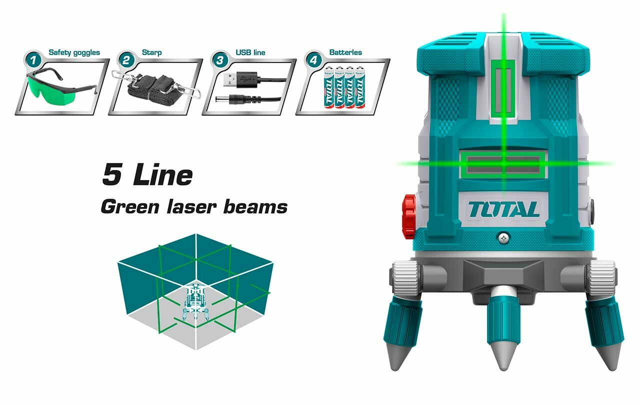 Уровень лазерный TOTAL TLL305205