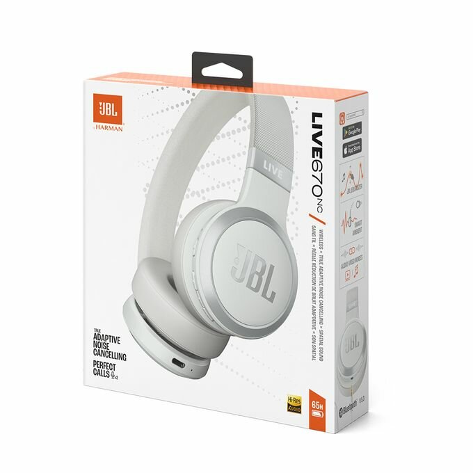 Беспроводные наушники Jbl Live 670NC белый