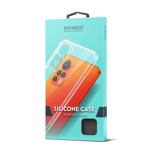Накладка силикон Borasco для Xiaomi Redmi Note 13 Прозрачный