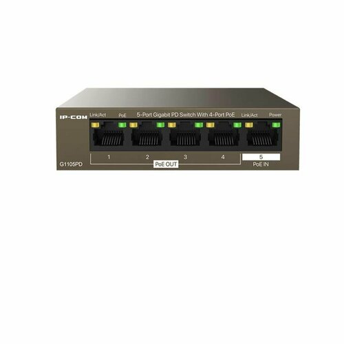 Коммутатор 5PORT 101001000M 4POE G1105PD IP-COM 5009₽