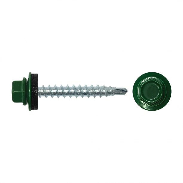 Кровельные саморезы FIXBERG 4,8х35 мм 60 шт RAL6005