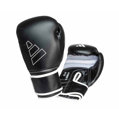 Перчатки боксерские Hybrid 80 черно-белые (вес 8 унций) перчатки боксерские hybrid 150 черно белые вес 8 унций