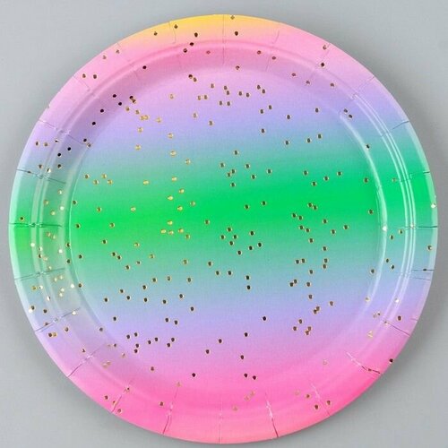 Тарелка бумажная Градиент в наборе 6 шт 453₽