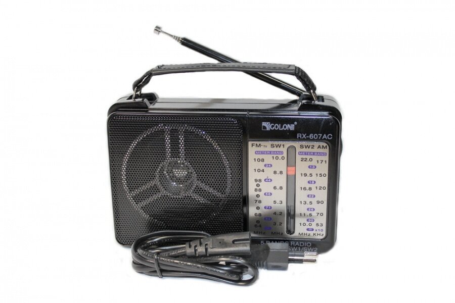 Радиоприемник от сети GOLON RX-607 ACW/частоты - УКВ/AM/ SW