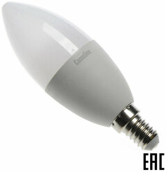 Лампа 12Вт LED12-C35/830/E14 220В 990Лм 3000К светодиодная свеча теплый белый свет (Camelion) (4 шт. в комплекте)