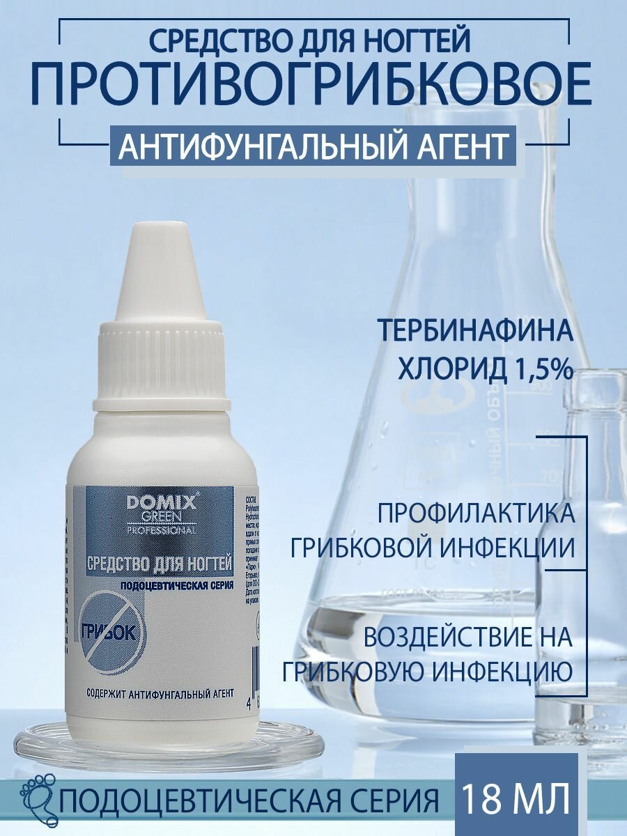 Средство Domix Green DGP, против грибка, антибактериальное, 18мл