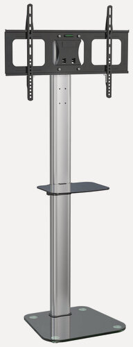 Изображение товара Стойка для телевизора Cactus CS-ST97-D черный, рекомендуемая диагональ 37"-70", максимальная нагрузка 68кг, напольный, угол наклона +5/-10, угол поворота 120