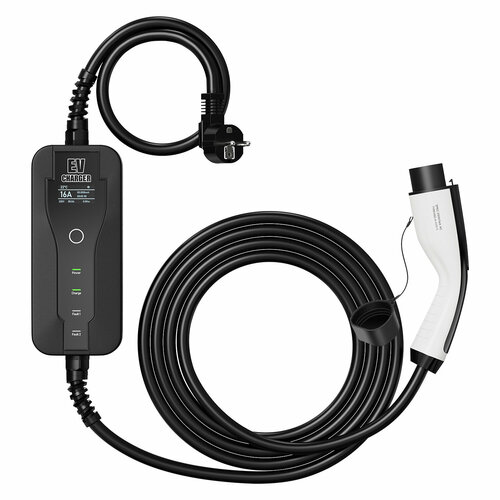 Зарядная станция устройство для электромобиля ECARGER GBT 8-16A 220В 5м 14590₽