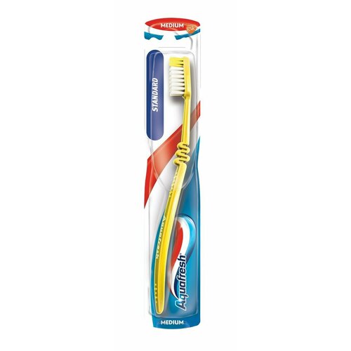 Набор из 5 штук Зубная щетка средняя Aquafresh орматек flex standart 120х190