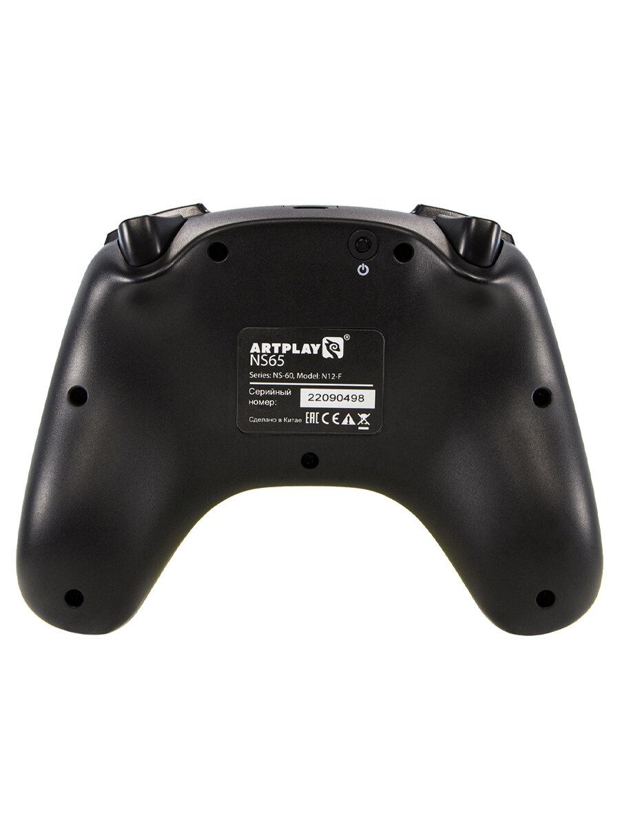 Геймпад Artplays NS65 для Nintendo Switch/PC, черно-бирюзовый (модель: N12-F, 2,4G, li-ion, NFC, dualvibro) — фото 1
