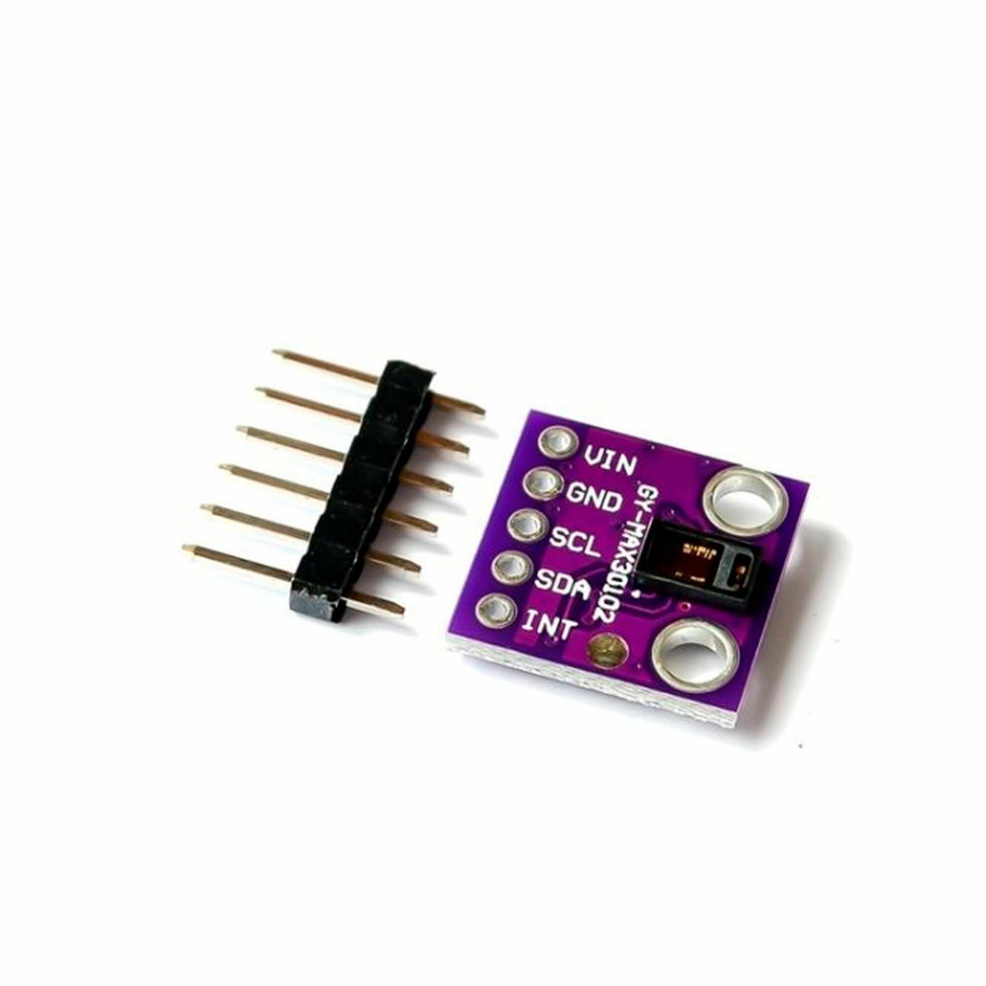 Модуль датчика пульса и оксиметрии GY-MAX30102 I2C