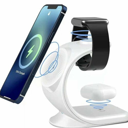 Универсальное беспроводное зарядное устройство белое 2199₽