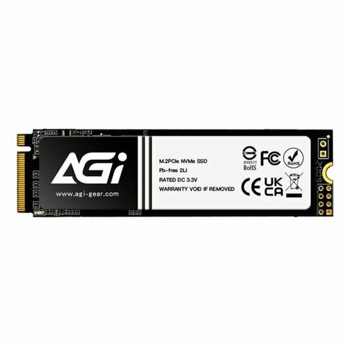 SSD накопитель AGI AI218 AGI4T0G38AI218 4ТБ, M.2 2280, PCIe 3.0 x4, NVMe, M.2 накопитель ssd agi ai218 256gb agi256gimai218