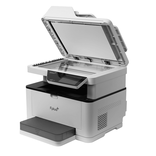Fplus МФУ Fplus лаз моно A4 30 стрмин дуплекс 1200dpi перв стр 4с ADF 43 цв сенс жк лоток 150л 60-200 гр USB Ethernet Wi-Fi макс 65000 стрмес 667МГц 512Мб старт картр 3000 стр гарантия 3 года 7564300₽