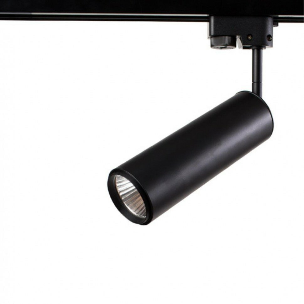 Однофазный двужильный светодиодный трековый светильник Arte Lamp A1412PL-1BK PERISCOPIO 4000К 720Лм CRI85+ 25° 12Вт