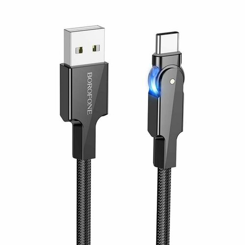 Дата-кабель Borofone BU41 USB-Type-C, 1.2 м, черный